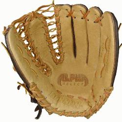 Alpha Select S-300T Baseball Glove 12.25 inch Right Handed Throw  Nokona youth premium line of glov
